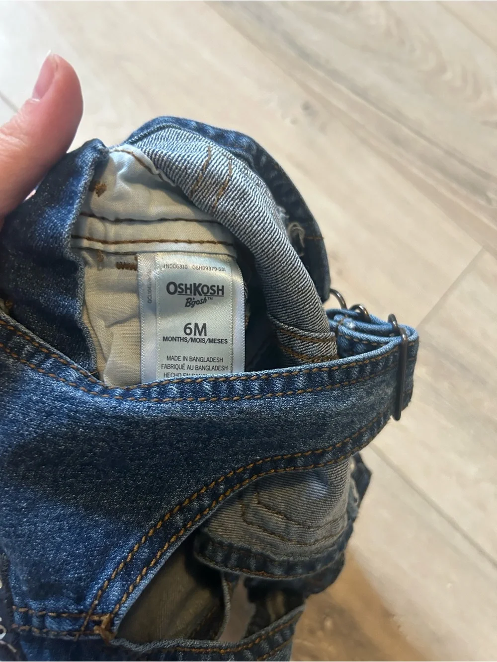 OshKosh B'gosh Baby Denim Overalls - Dark Blue